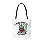 Stay Hydrated, Resist Fascism Design - Tote Bag