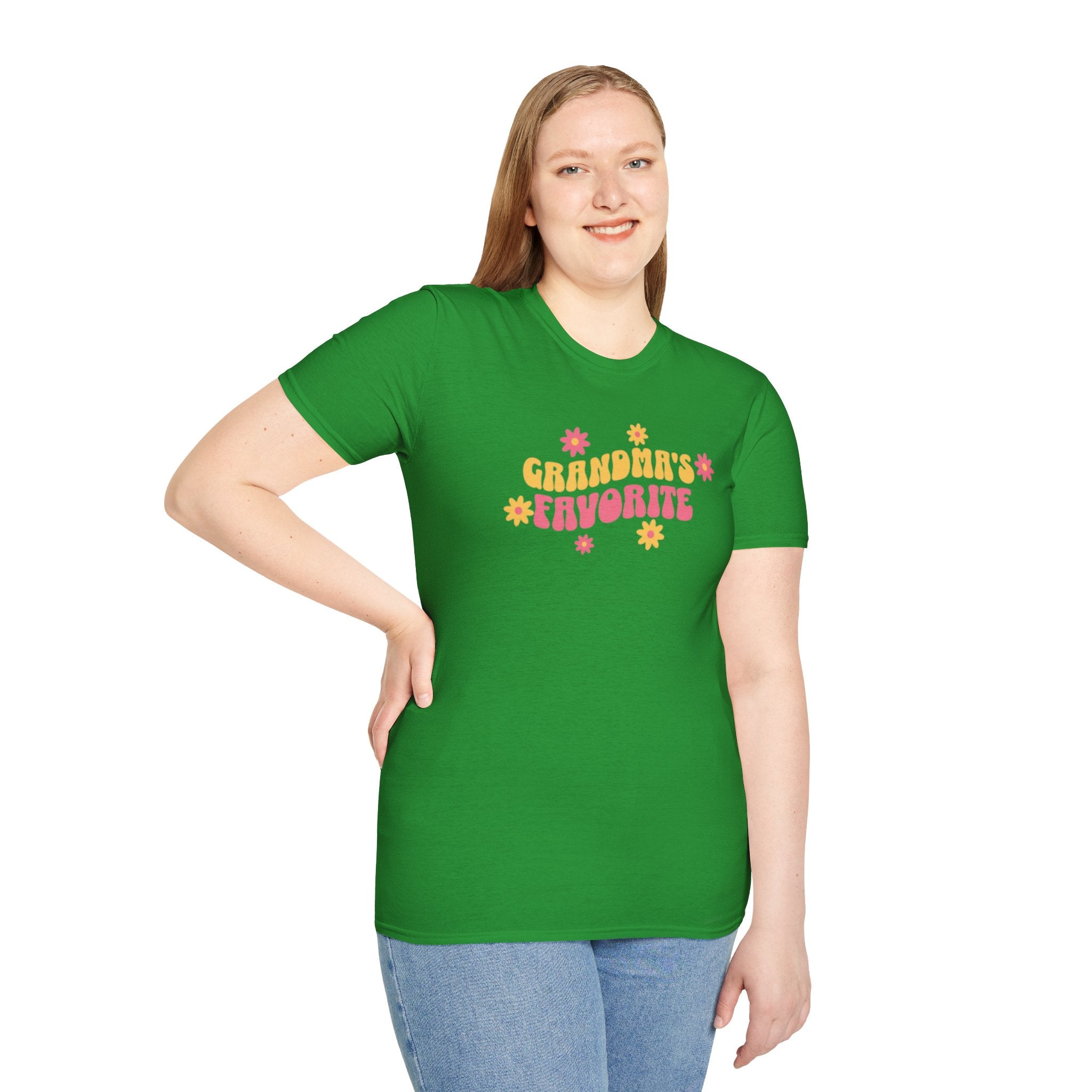 Grandma's Favorite Unisex Softstyle T-Shirt - EqualiTees.Me