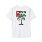 Unisex Softstyle T-Shirt: Stand with Gaza & We Are All Palestine Graphic Tee