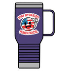 Stay Hydrated, Punch Nazis. Travel Mug - 20oz