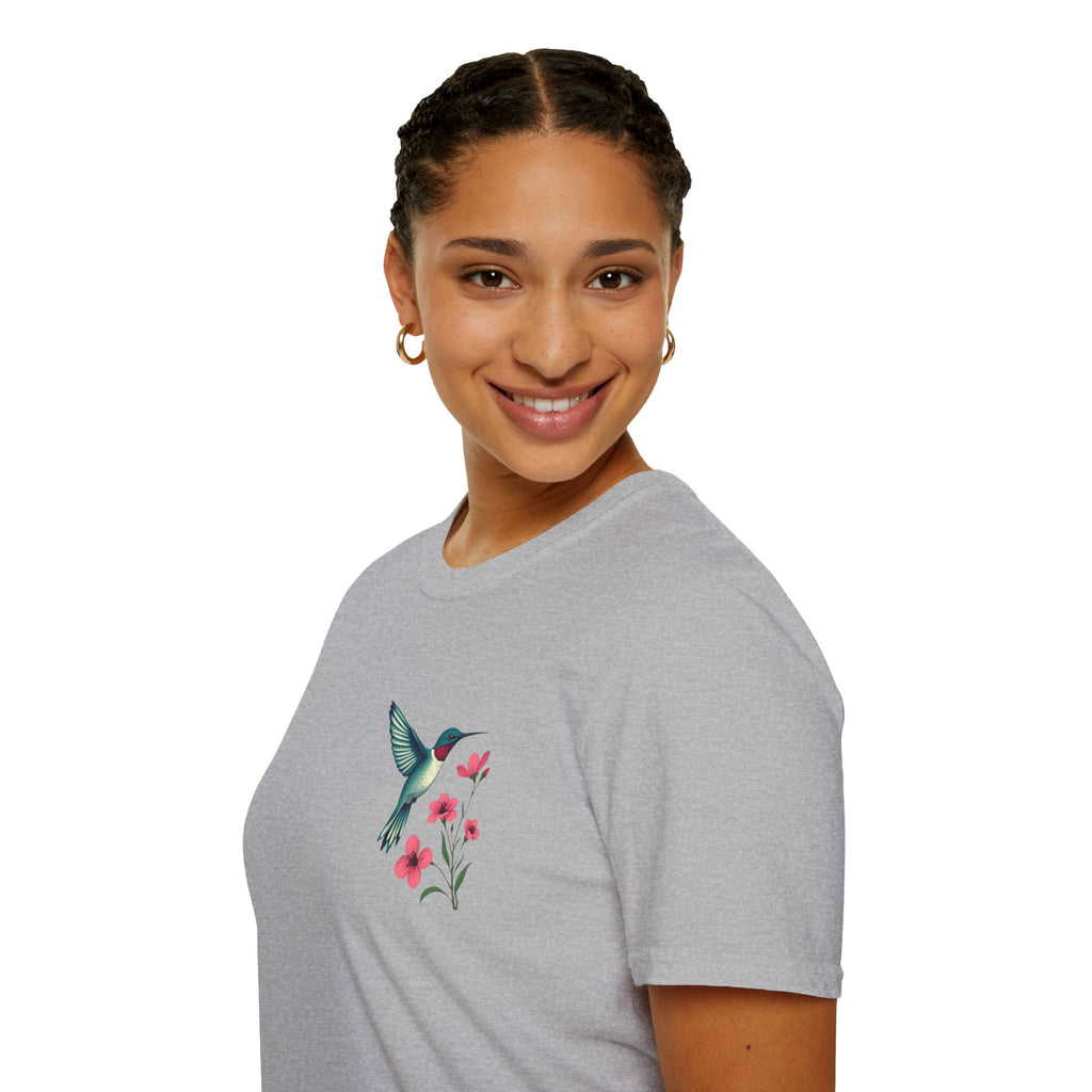 Floral Hummingbird T-Shirt