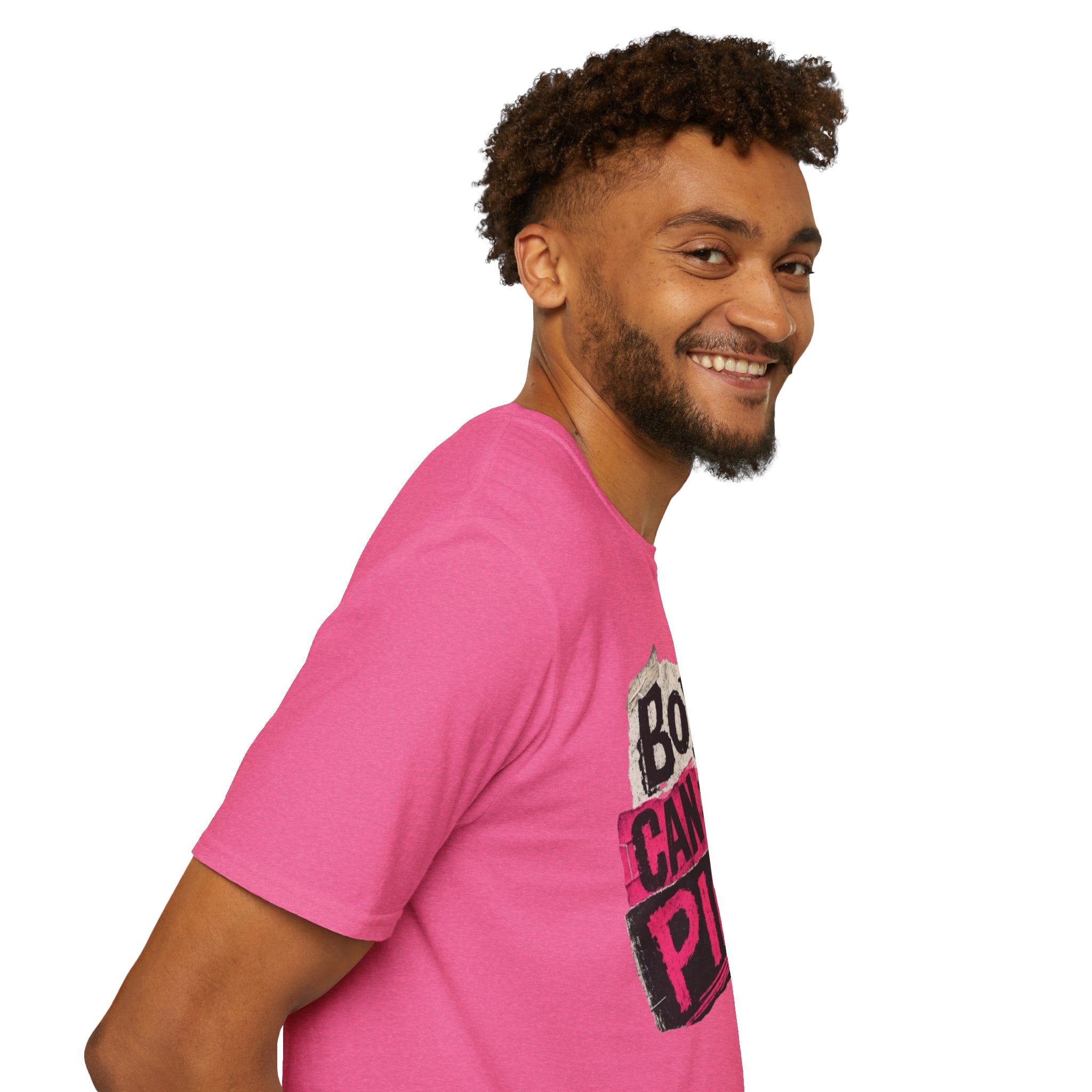 Boys Can Wear Pink T-Shirt — Bold Retro Feminist Graphic Tee