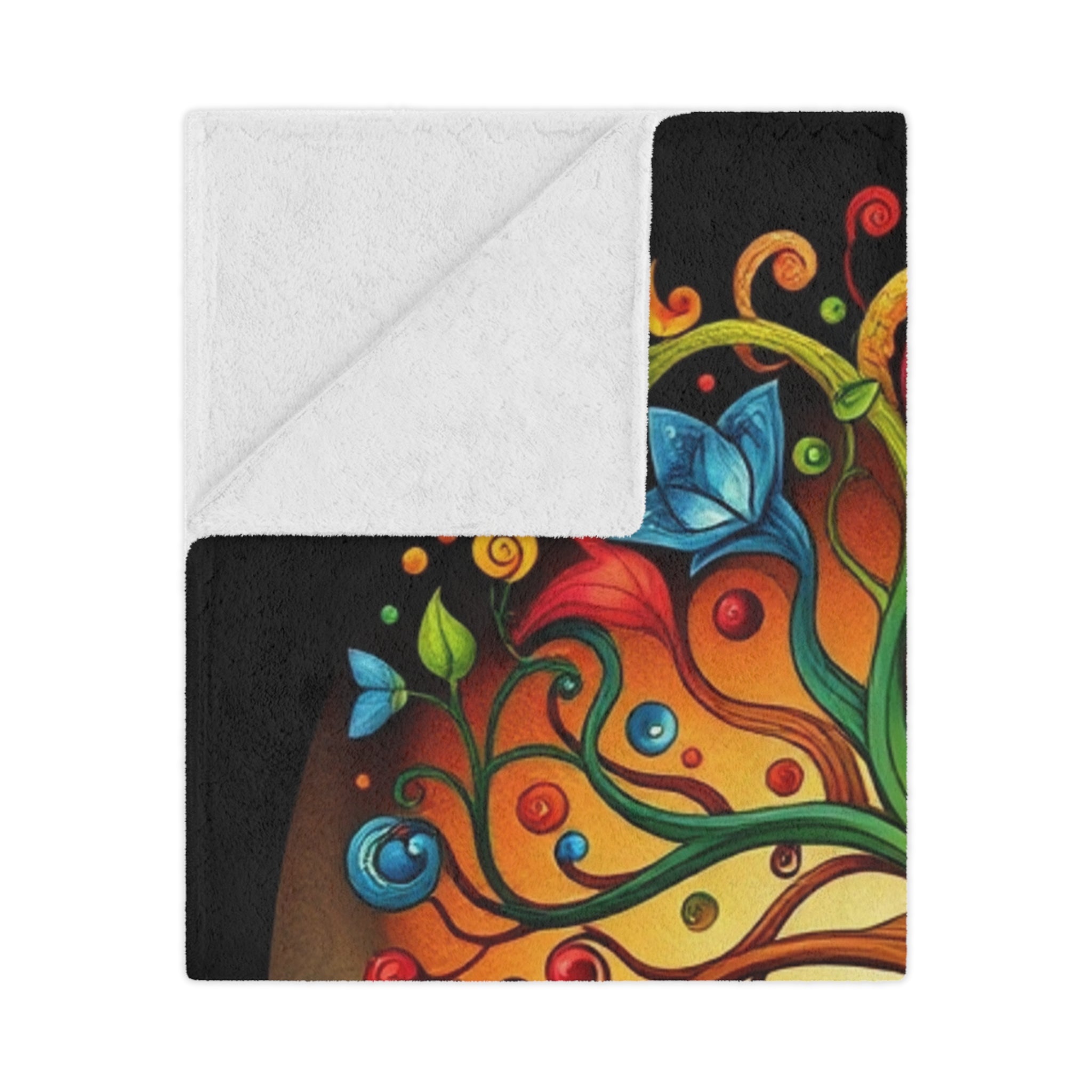 Tree of Diversity Microfiber Blanket