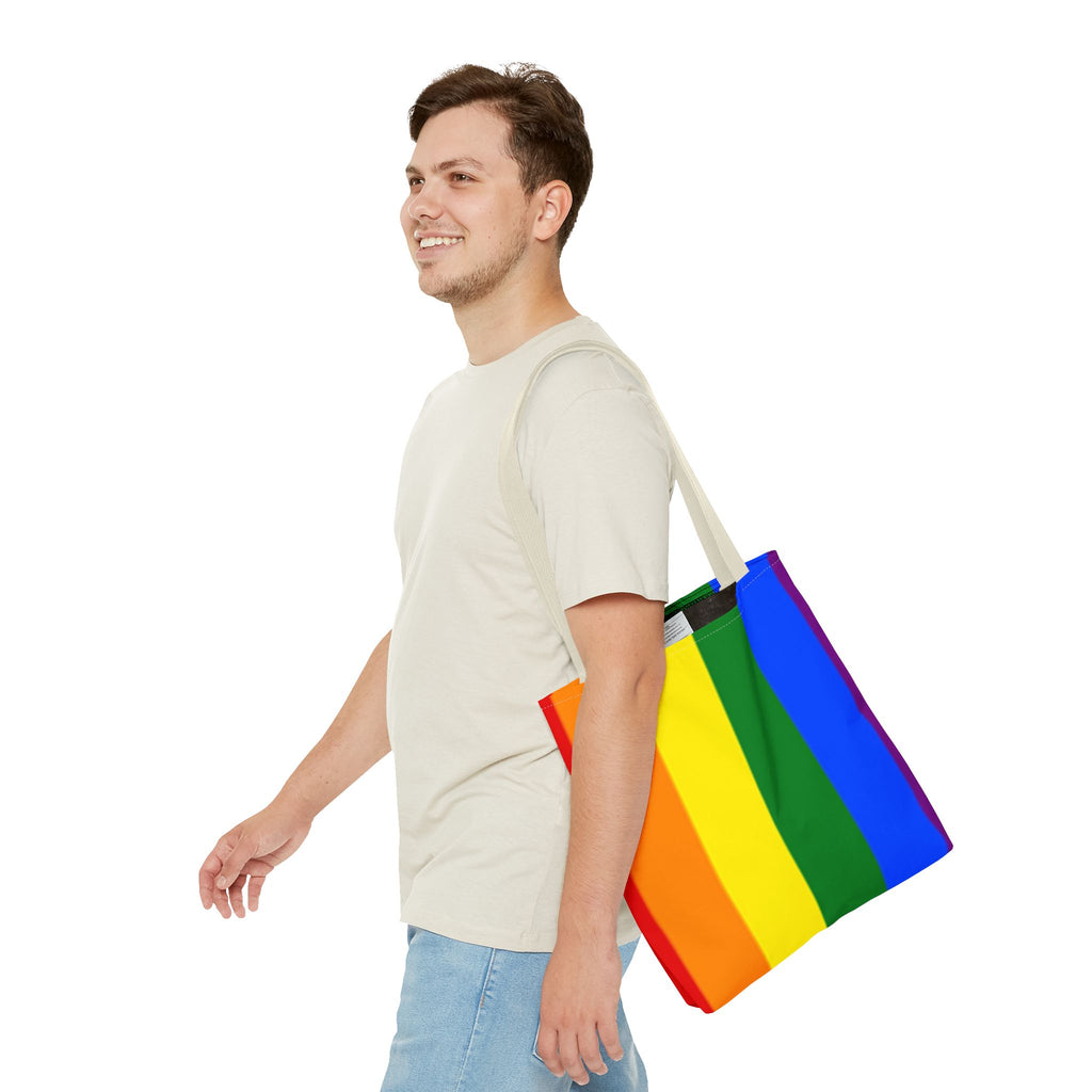 Rainbow Pride Flag Tote Bag
