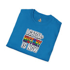 LGBTQIA+ History Is Now Unisex Softstyle T-Shirt