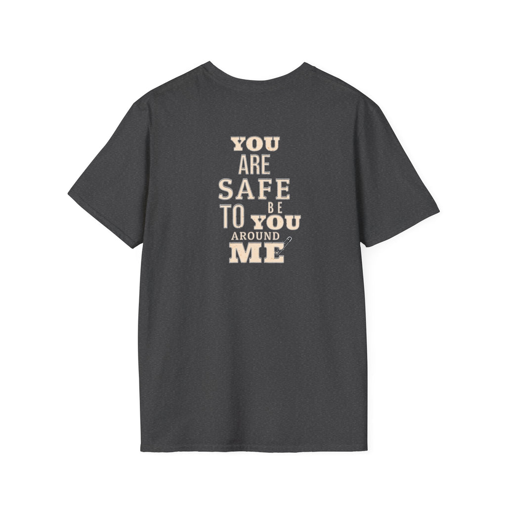 Safety Pin Know That You Are Loved Inspirational Tee Unisex Softstyle T-Shirt