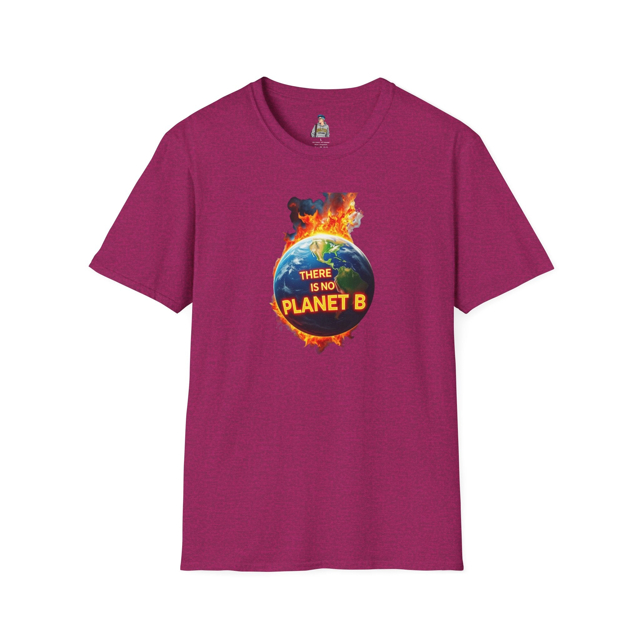 Unisex Softstyle T-Shirt - There is No Planet B Eco-Friendly Tee