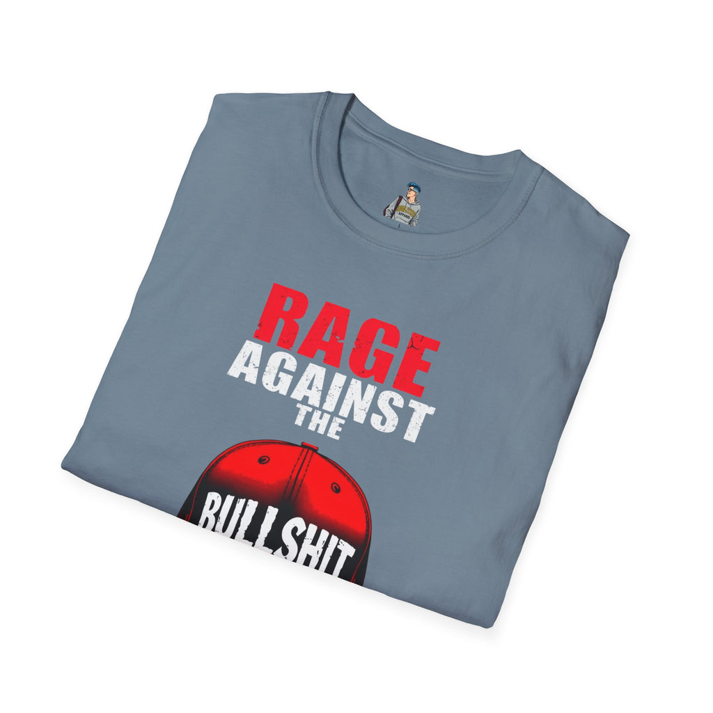 Unisex Softstyle T-Shirt - "Rage Against the BS" Graphic Tee