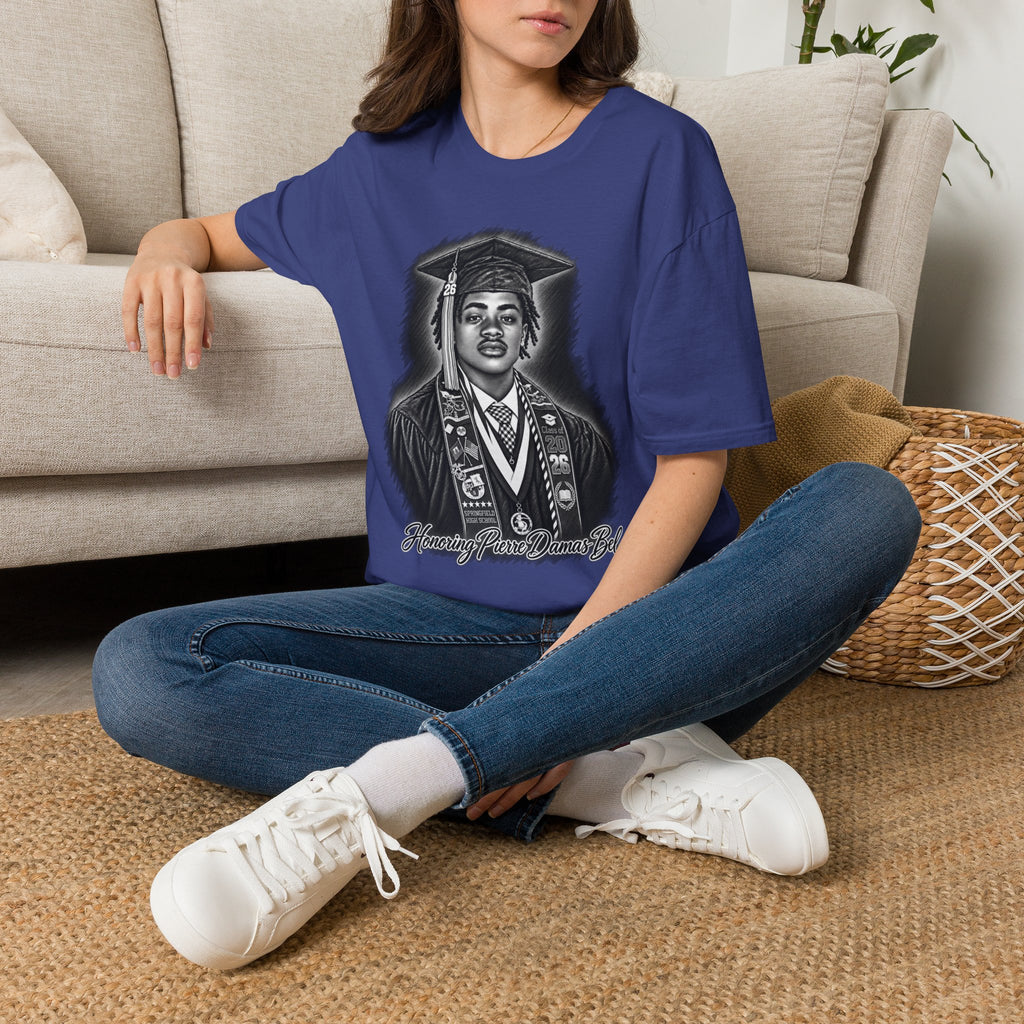 Portrait Front and Back - In Memory of Pierre Damas Bel T-Shirt