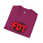 Unisex Softstyle T-Shirt with 'FDT' Graphic - Casual Streetwear for Everyday Style
