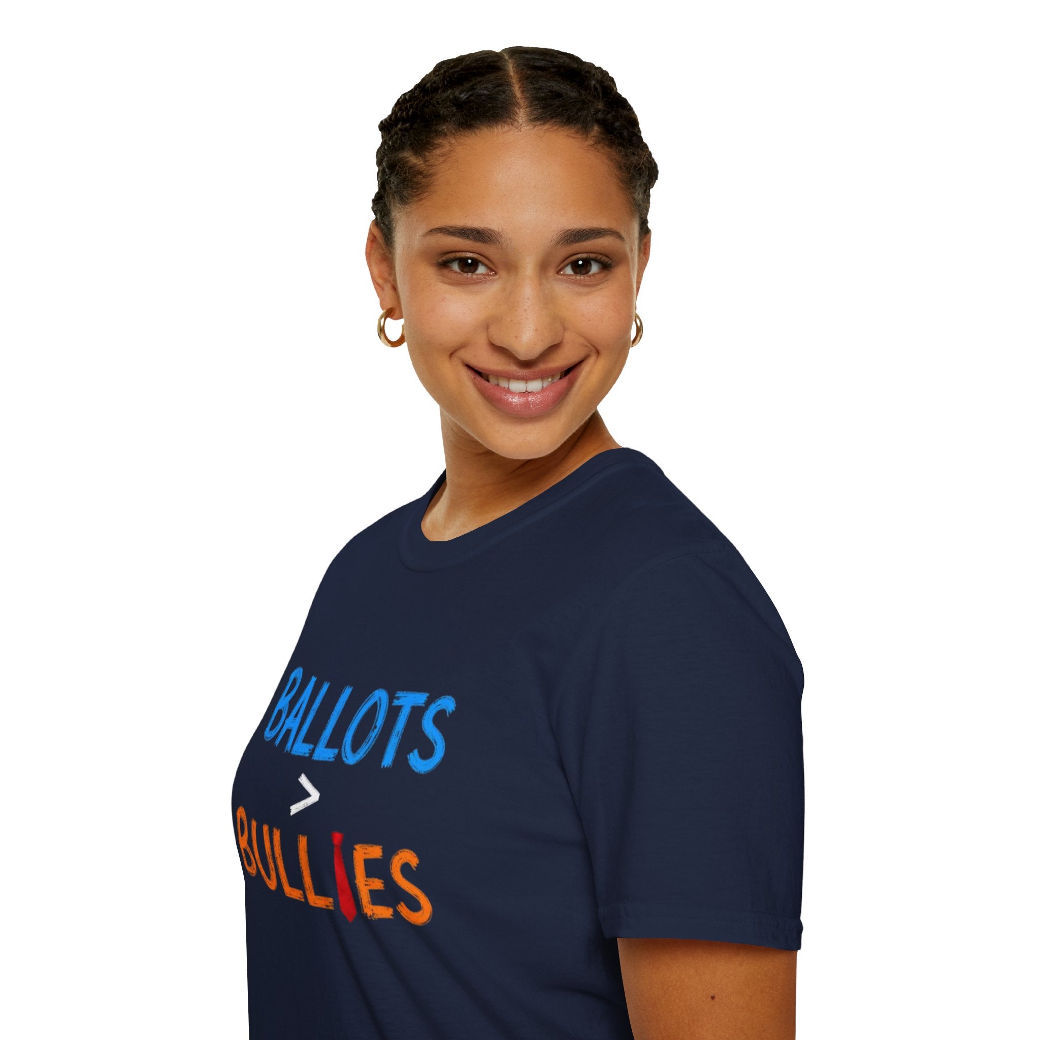 Ballots > Bullies T-Shirt — "I Will Not Be Intimidated" Voter Rights Tee