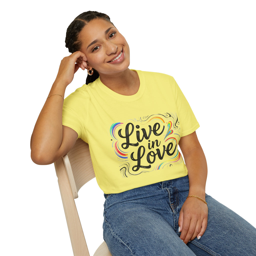 Live in Love Inspirational T-Shirt