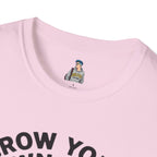 Unisex Softstyle T-Shirt - 'Grow Your Own Way' Floral Design for Queer Pride