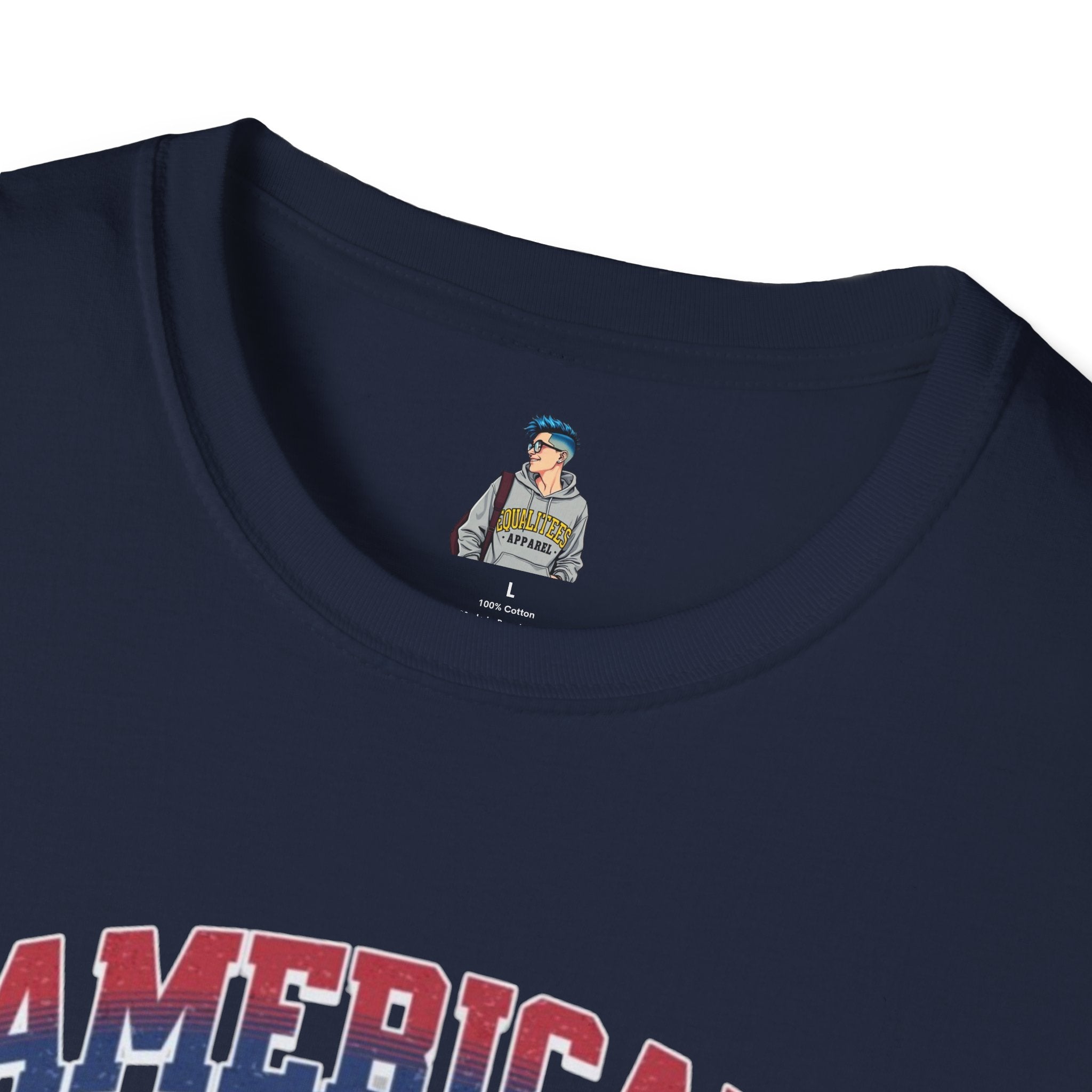 American Patriot - Keep Immigrants Deport Fascists Unisex T-Shirt - Celebrate Freedom & Diversity