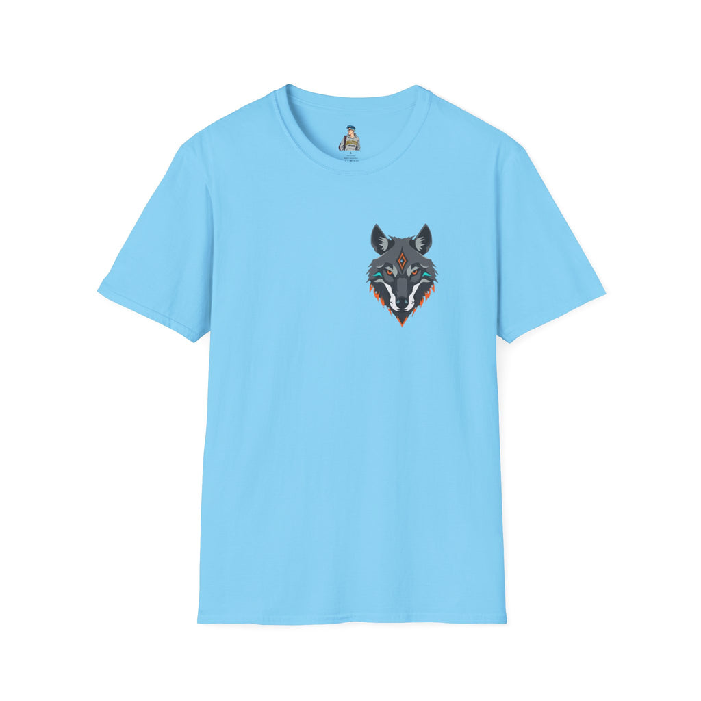 Mystical Wolf Design Unisex Softstyle T-shirt