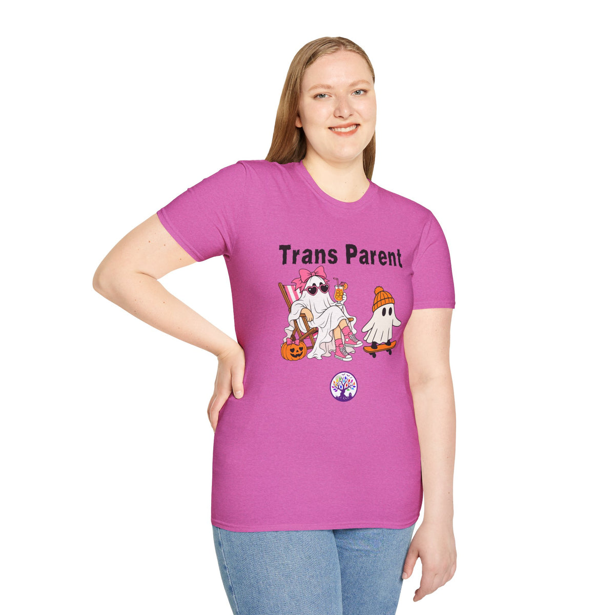 Trans Parent 3 Halloween Pride Tree Las Vegas T-Shirt