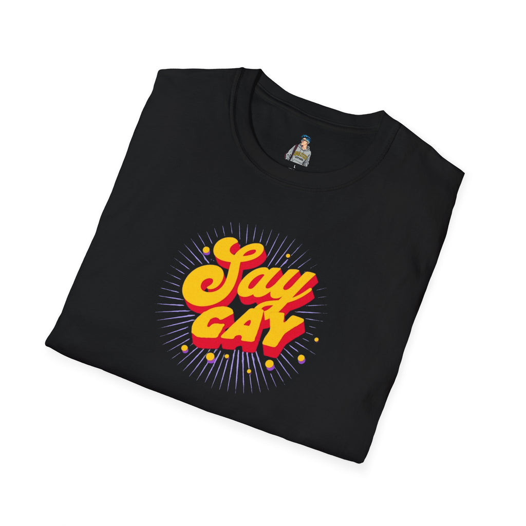 Say Gay Unisex Softstyle T-Shirt