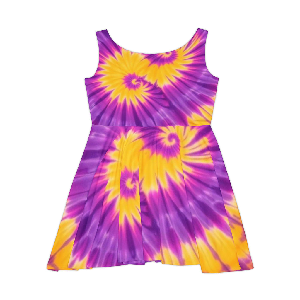 Tie-Dye Skater Dress - Perfect for Summer Outings & Festivals