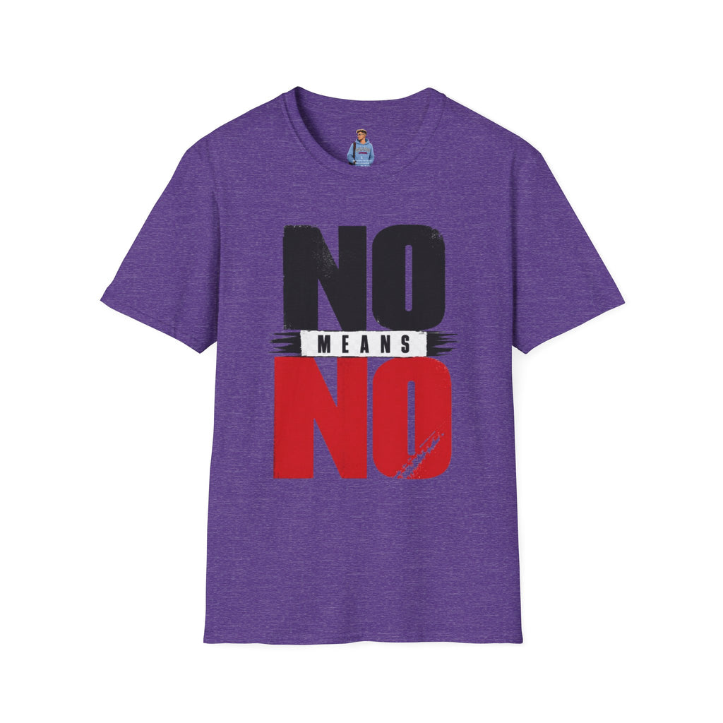 NO Means NO T-Shirt — Consent Awareness Graphic Tee