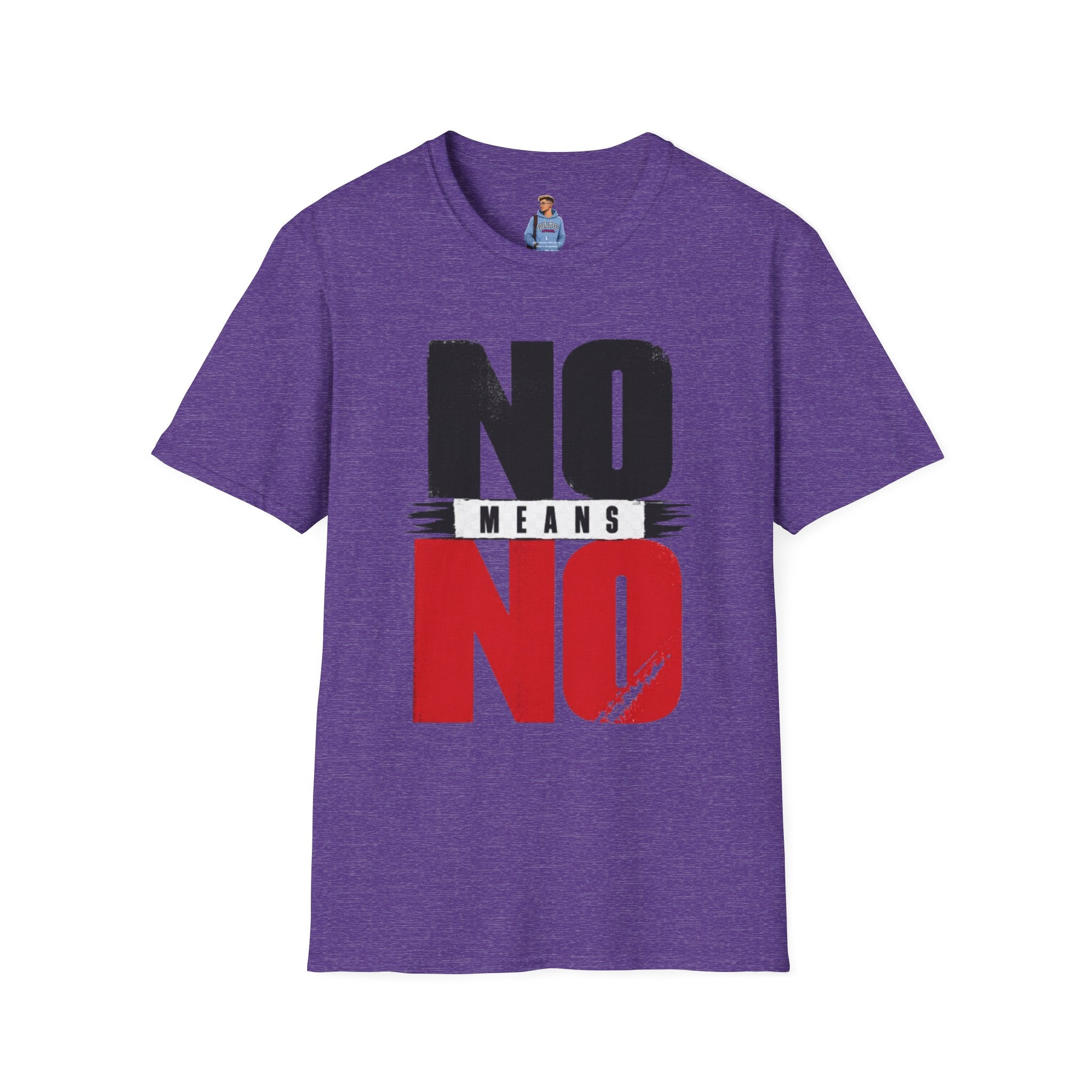 NO Means NO T-Shirt — Consent Awareness Graphic Tee