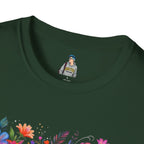 Floral 'FTP' Graphic T-Shirt