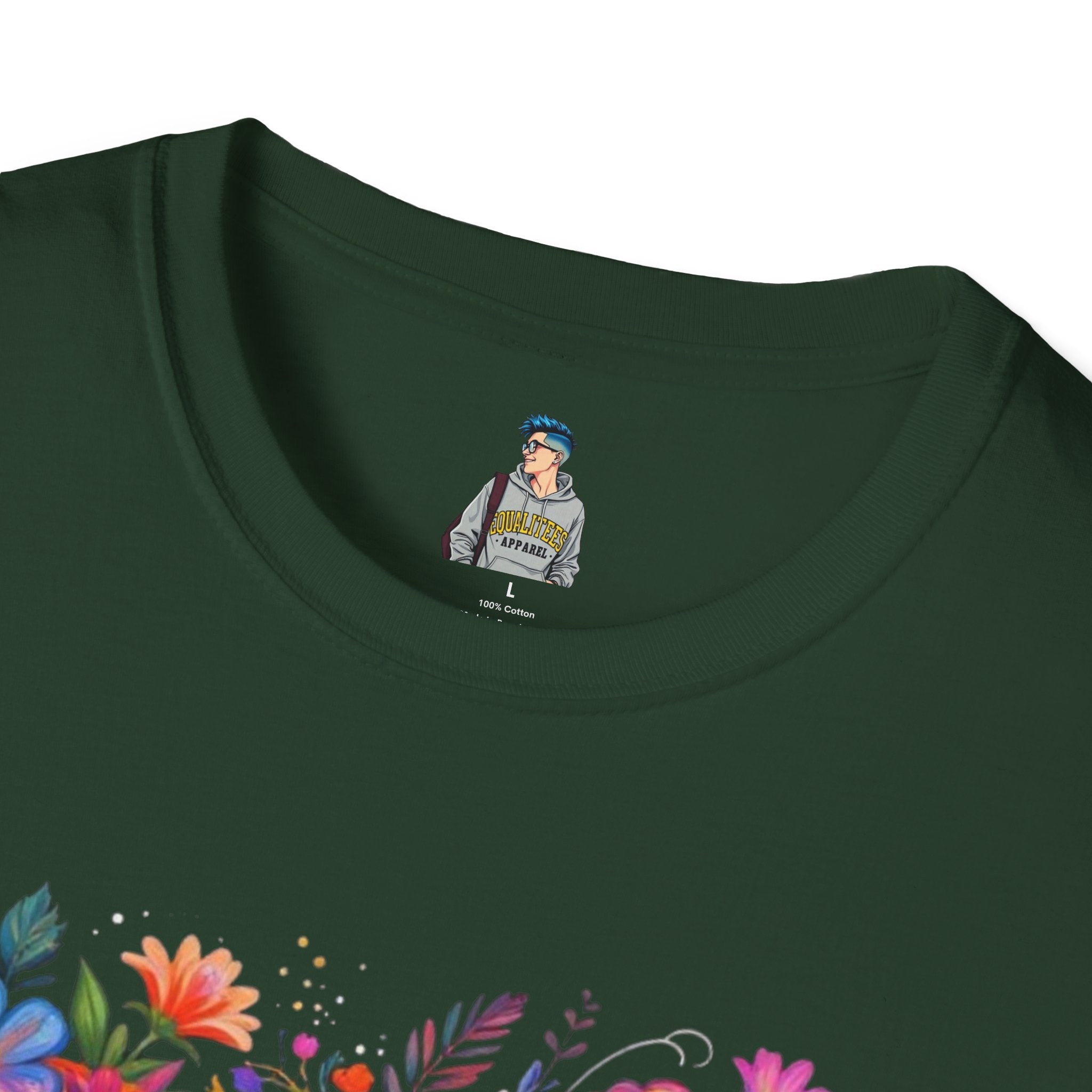 Floral 'FTP' Graphic T-Shirt