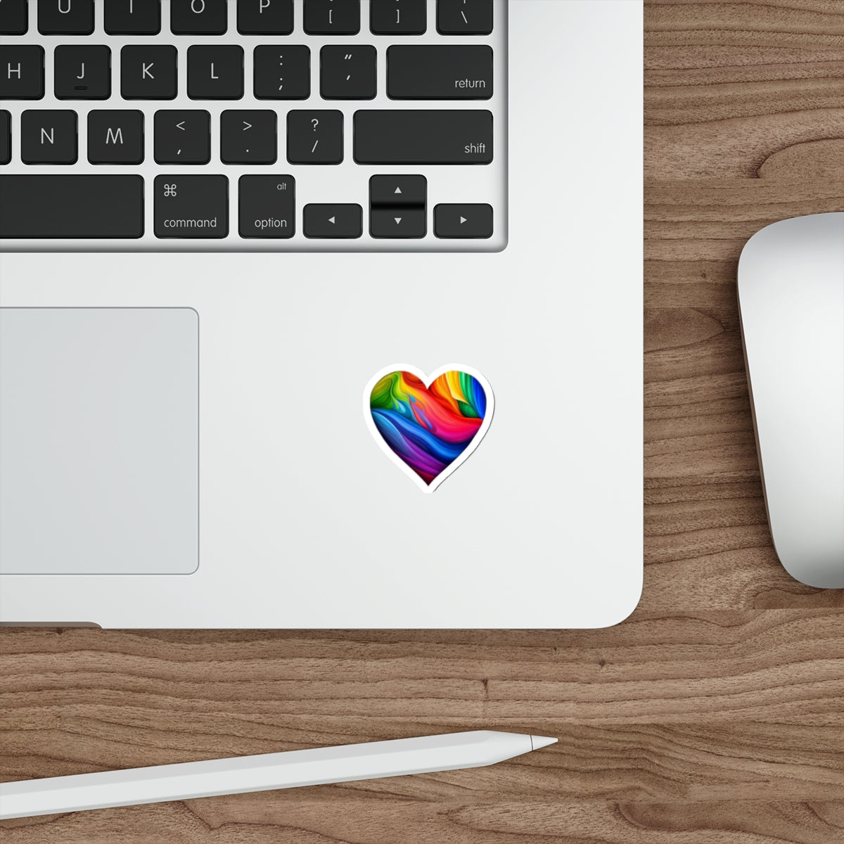 Die-Cut Stickers - Rainbow Heart