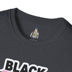 Unisex Softstyle T-Shirt - Black Trans Lives Matter Statement Tee