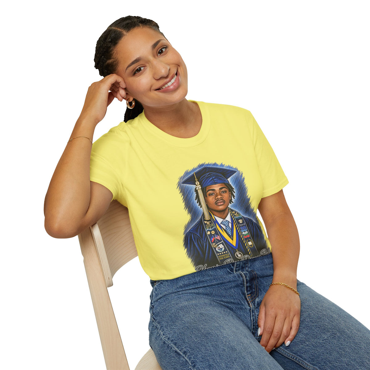 Portrait Front and Back - In Memory of Pierre Damas Bel T-Shirt