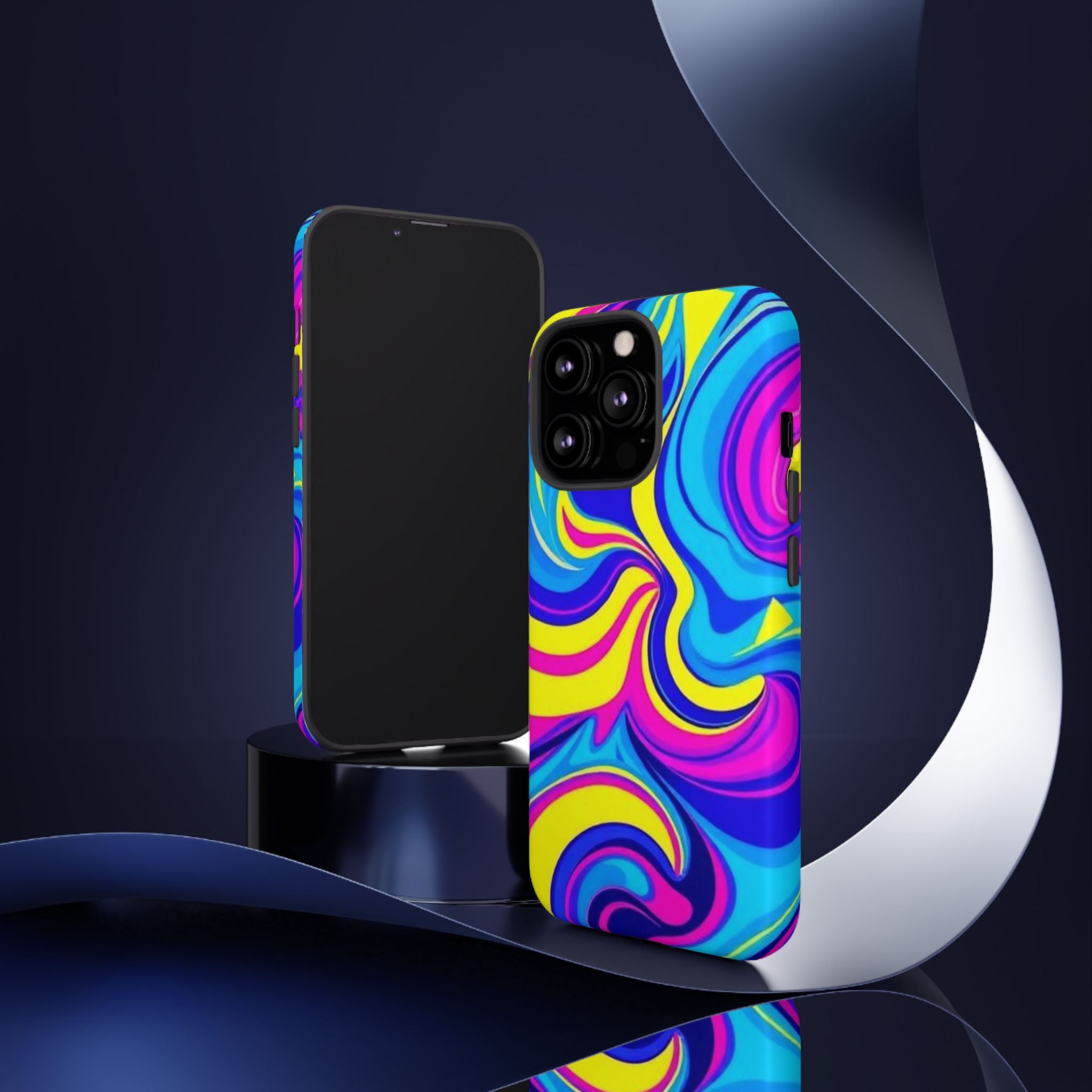 Psychedelic Swirl Tough Phone Case for iPhone