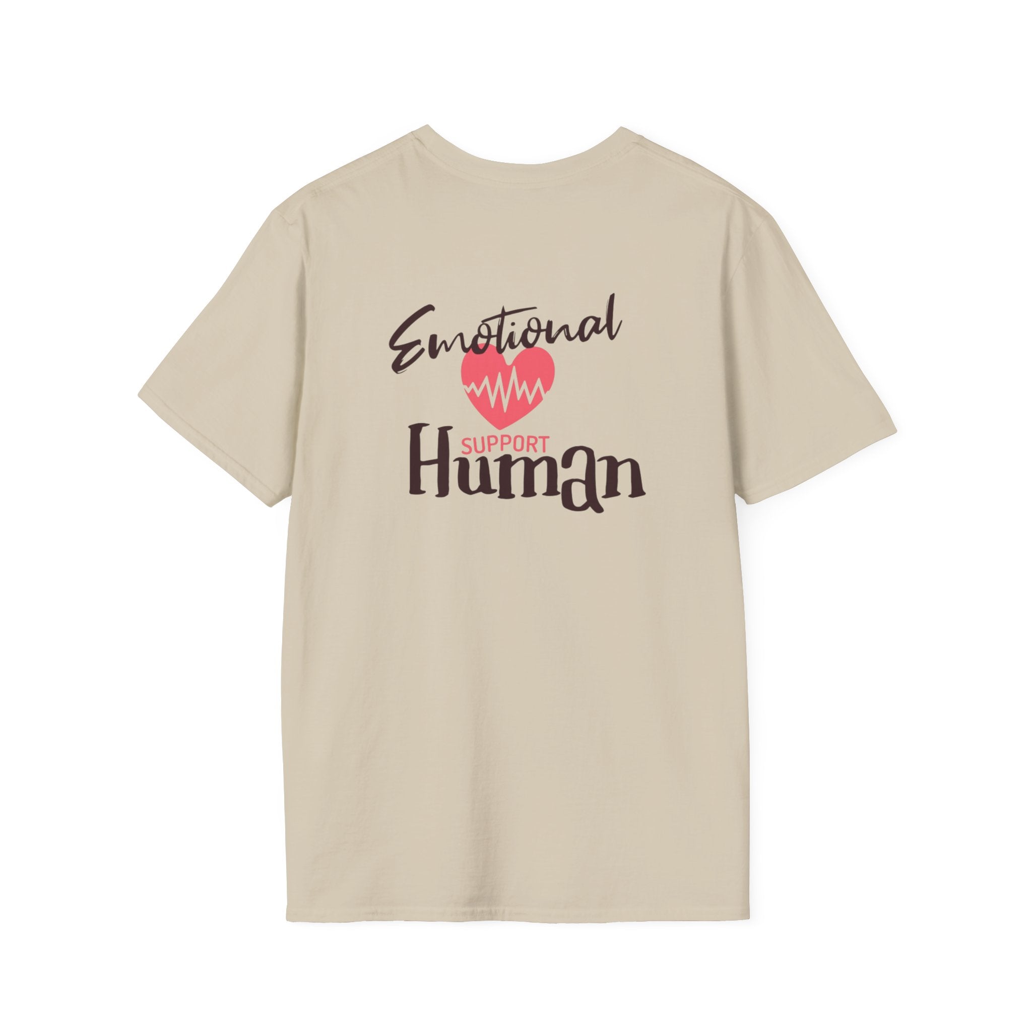 Emotional Support Human Unisex Softstyle T-Shirt