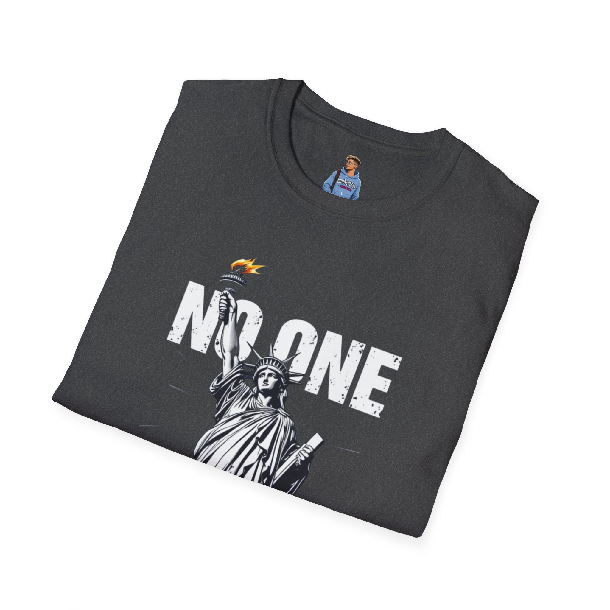 No One Is Illegal Graphic T-shirt