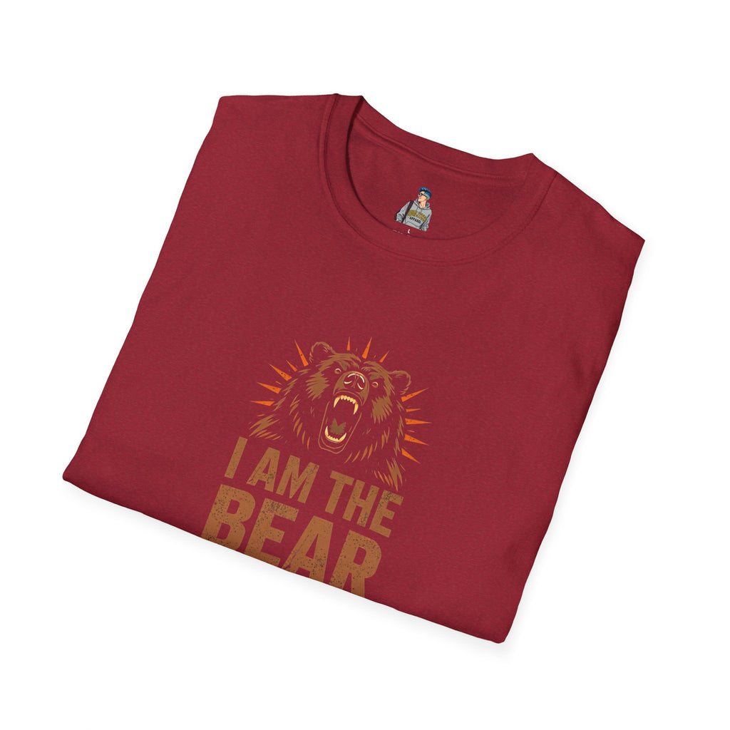 I Am The Bear, Strong Men Respect Women Unisex Softstyle T-Shirt