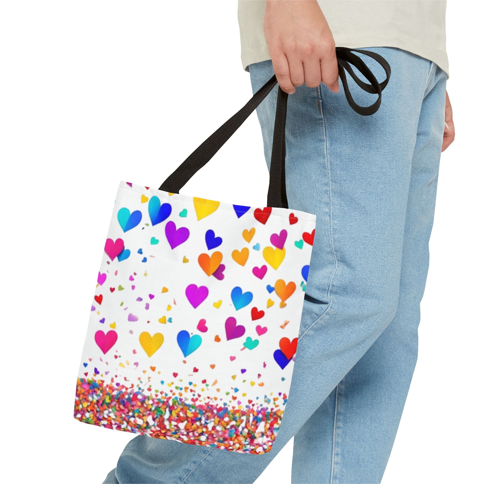 Falling Hearts Tote Bag