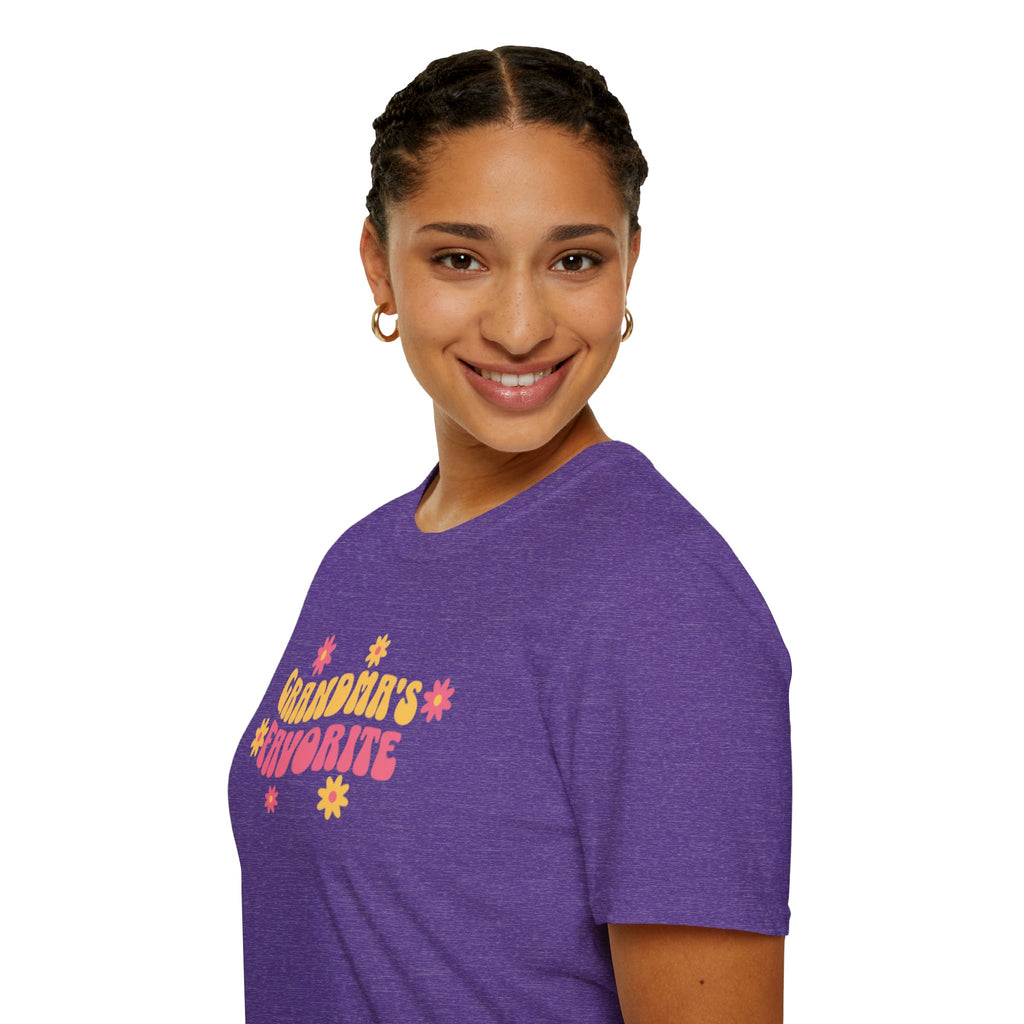 Grandma's Favorite Unisex Softstyle T-Shirt - EqualiTees.Me