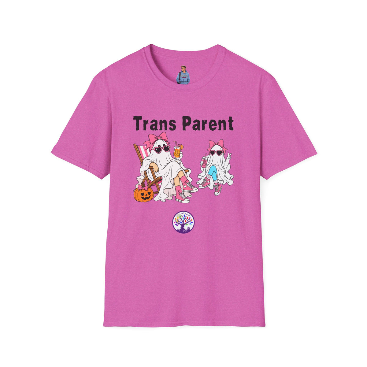 Trans Parent 1 Halloween Pride Tree Las Vegas T-Shirt