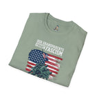 Patriotic Anti-Fascism T-Shirt - Voting for a Traitor Makes You One - Unisex Softstyle T-shirt