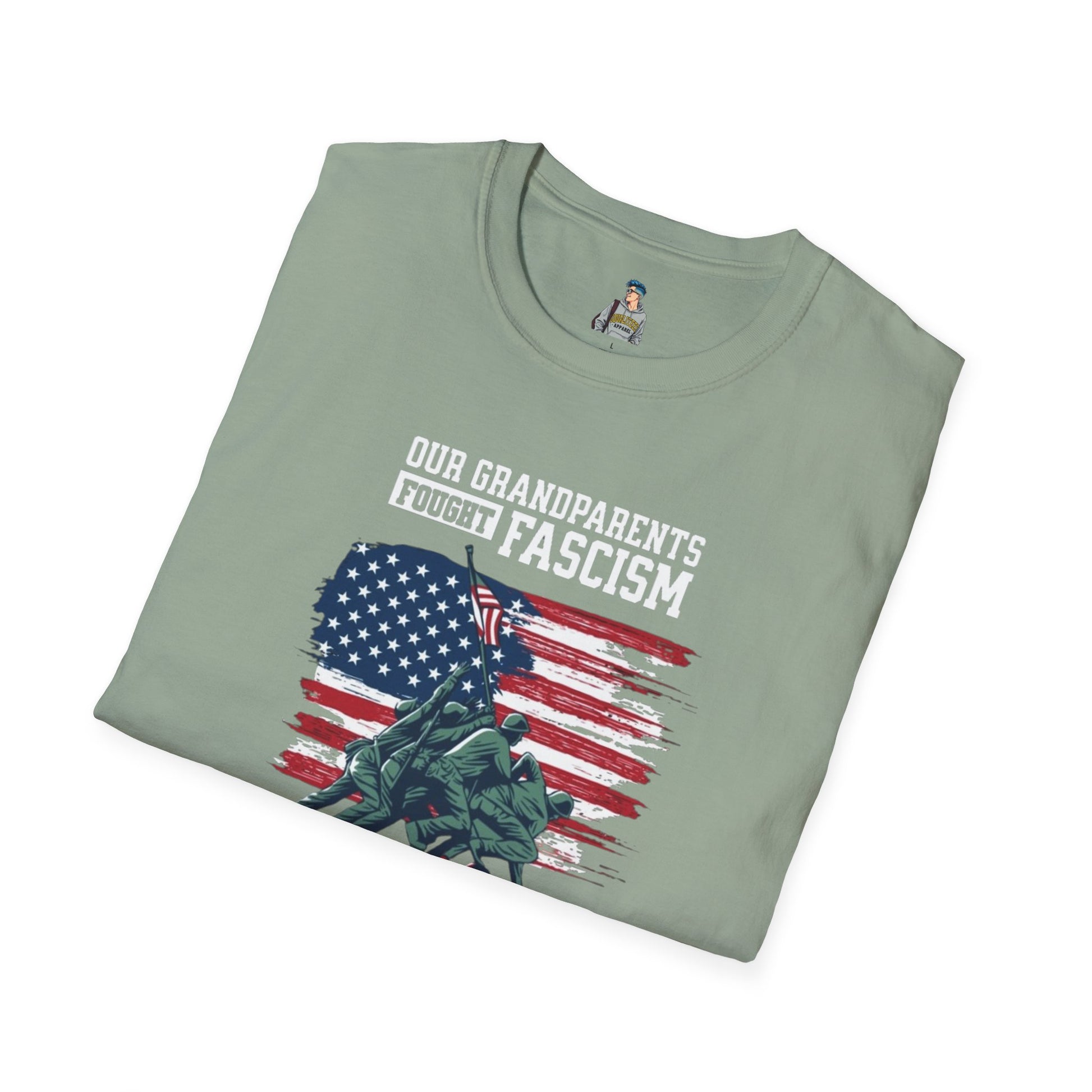 Patriotic Anti-Fascism T-Shirt - Voting for a Traitor Makes You One - Unisex Softstyle T-shirt