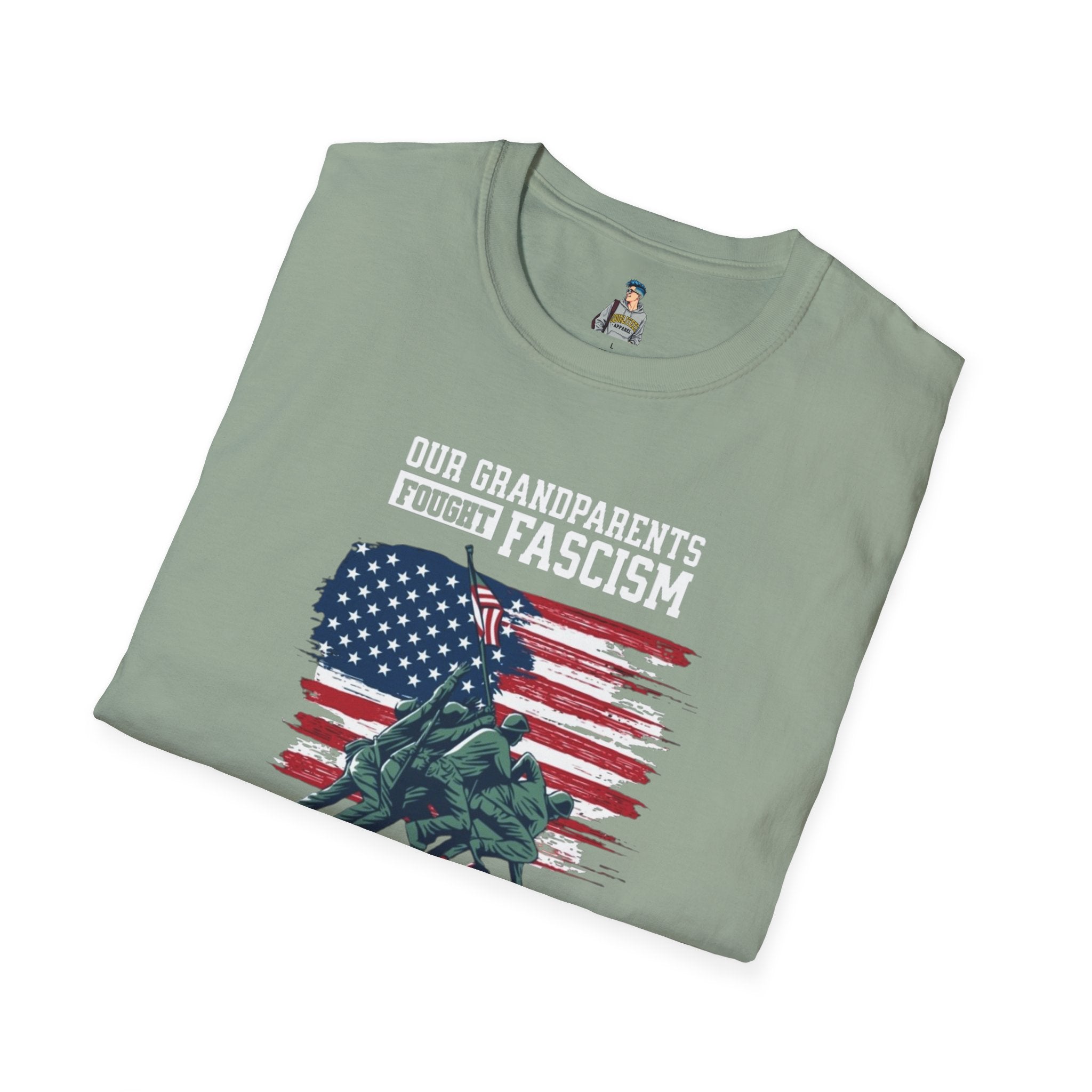 Patriotic Anti-Fascism T-Shirt - Voting for a Traitor Makes You One - Unisex Softstyle T-shirt