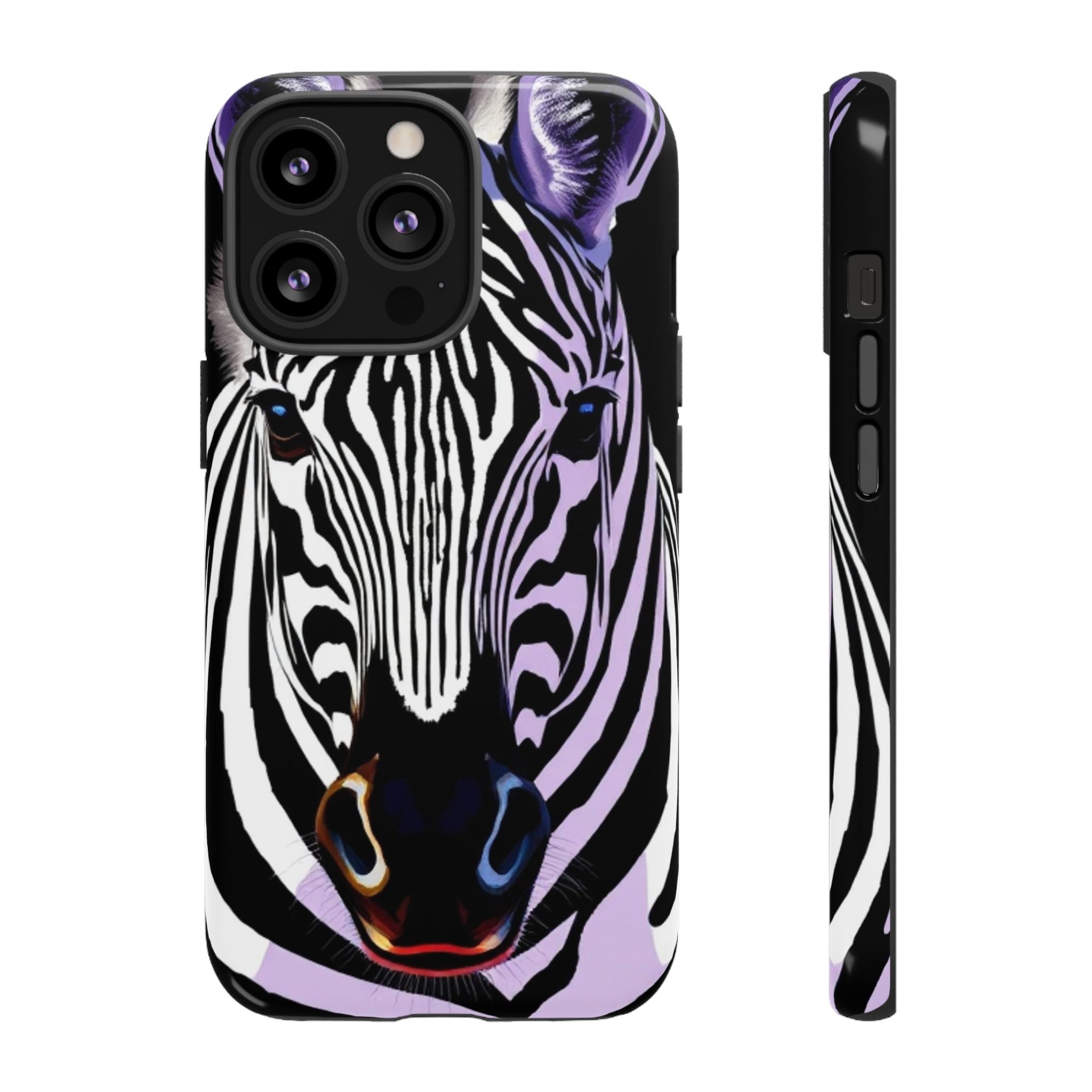 Android OR iPhone Compatible Cases - Zebra Design - Unique Tough Cases