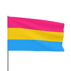 Pansexual Pride Flag - Aesthetic LGBTQ+ Banner for Celebration & Home Decor