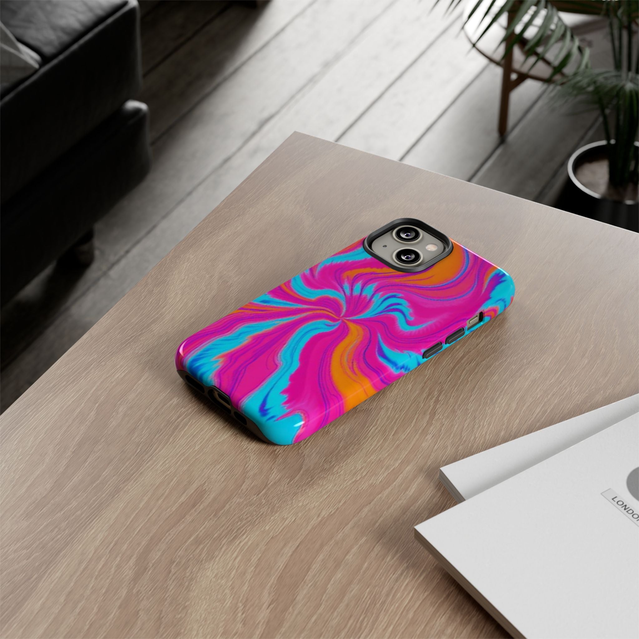 Psychedelic Swirl Tough Phone Case for iPhone