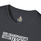 Patriotic Anti-Fascism T-Shirt - Voting for a Traitor Makes You One - Unisex Softstyle T-shirt