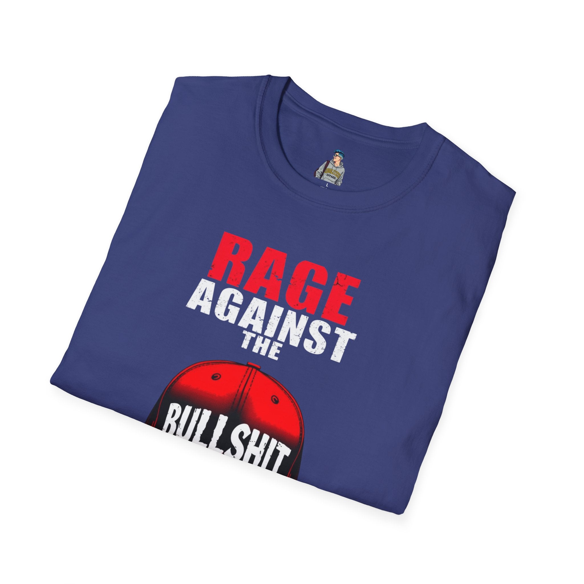 Unisex Softstyle T-Shirt - "Rage Against the BS" Graphic Tee