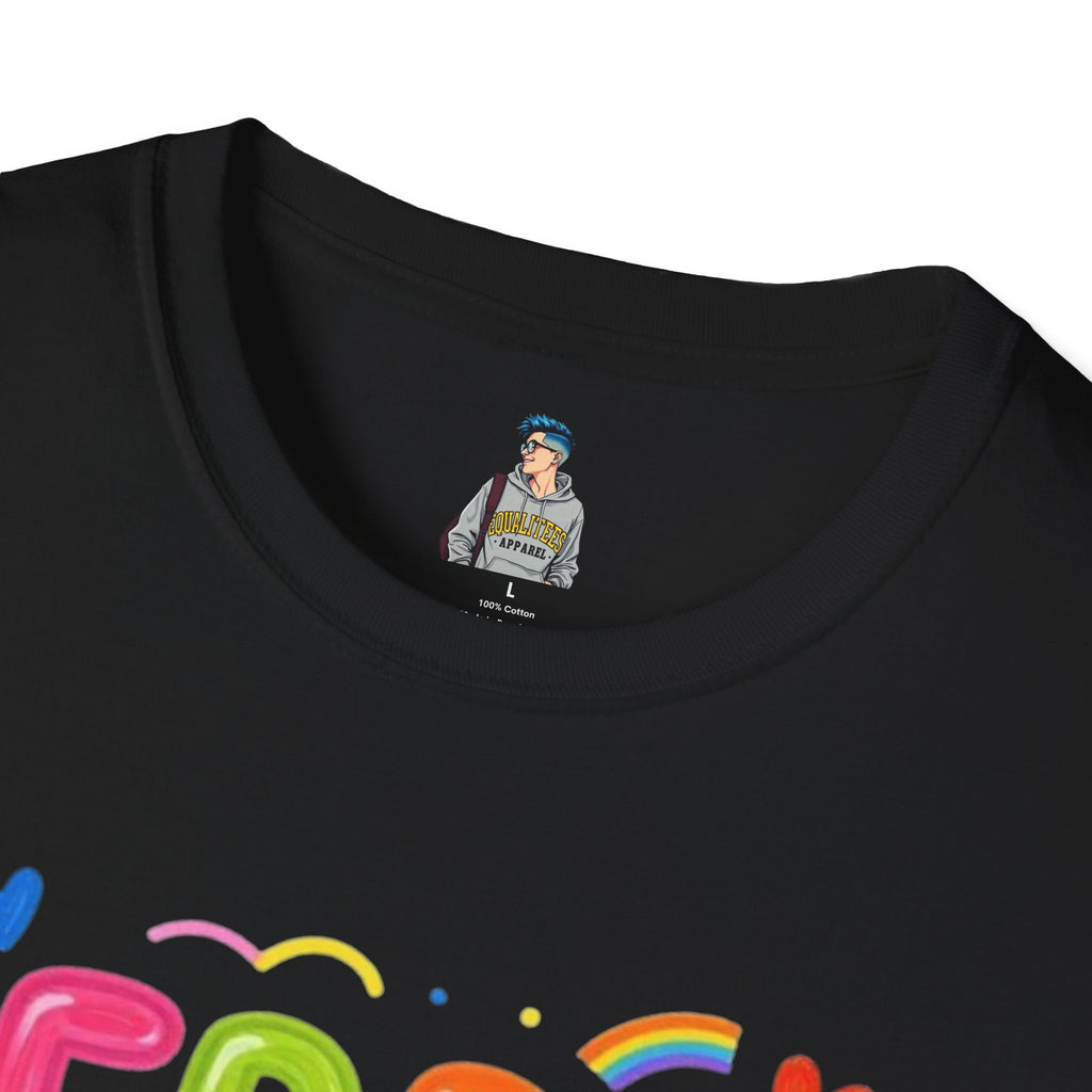 Free Parent Hugs T-Shirt — Colorful Affirming Pride