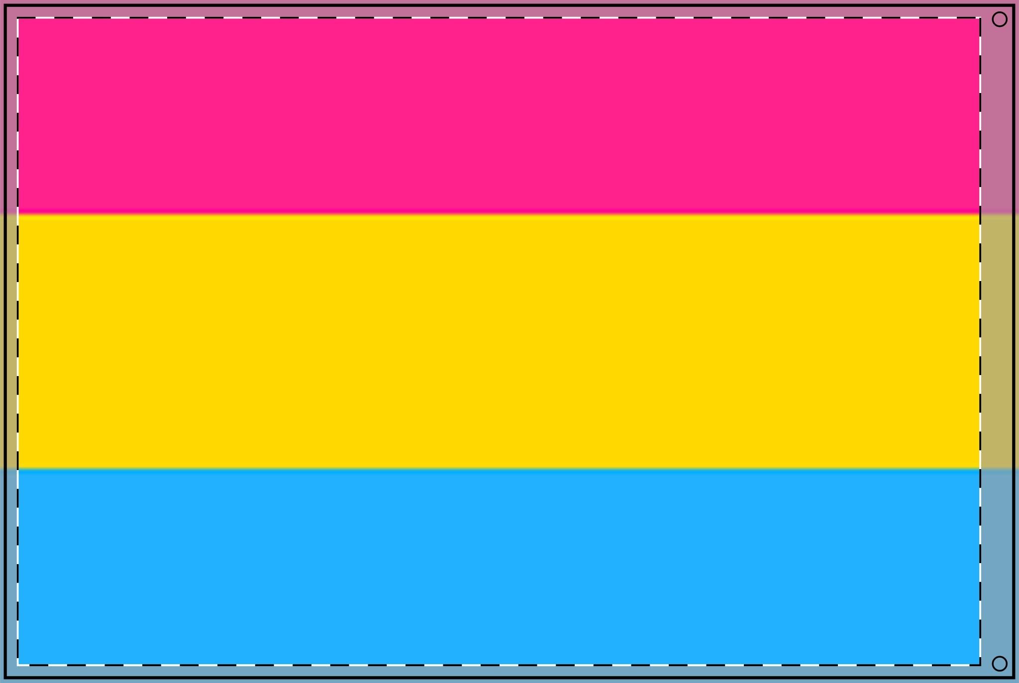 Vibrant Double Sided Pansexual Pride Flag - Perfect for Celebrations & Events