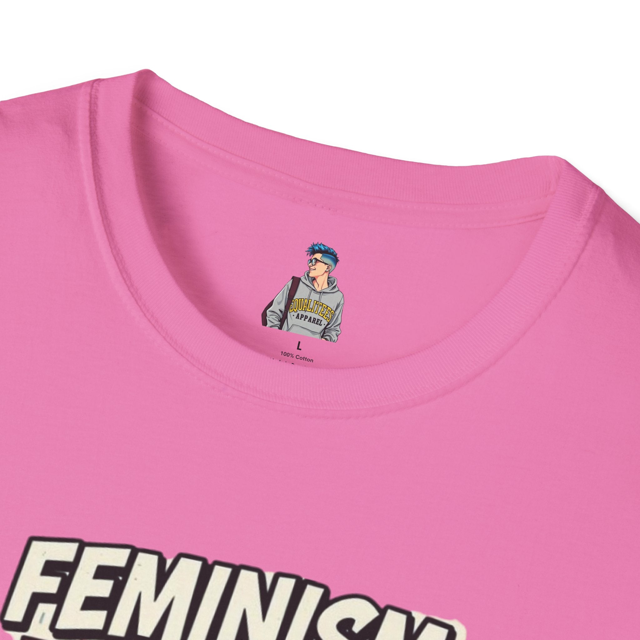 FEMINISM: The Radical Notion that Women are People Unisex Softstyle T-Shirt - Empowering Graphic Tee for Activists