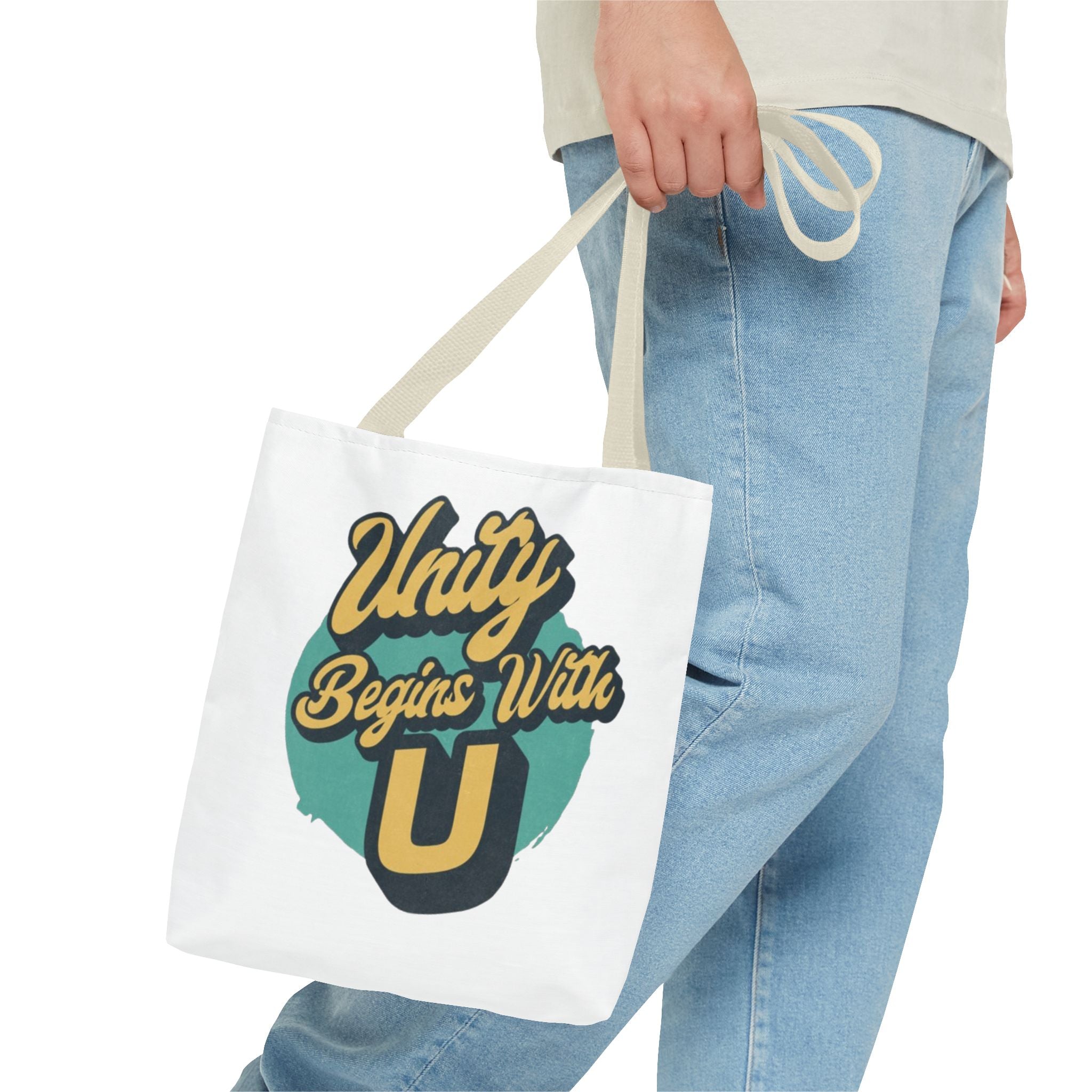 Unity Begins With U Design Tote Bag