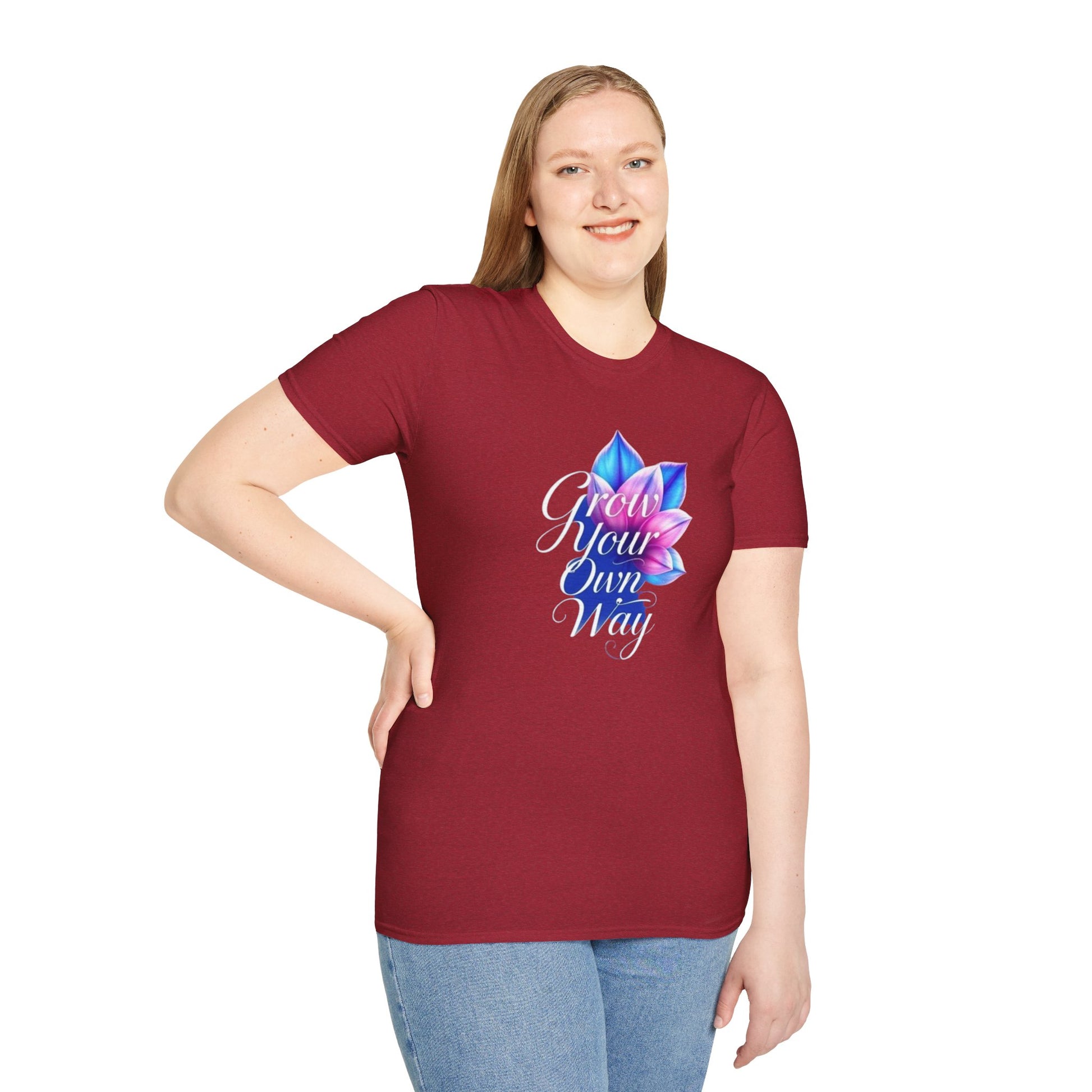Empowerment Lotus, Grow Your Own Way T-Shirt