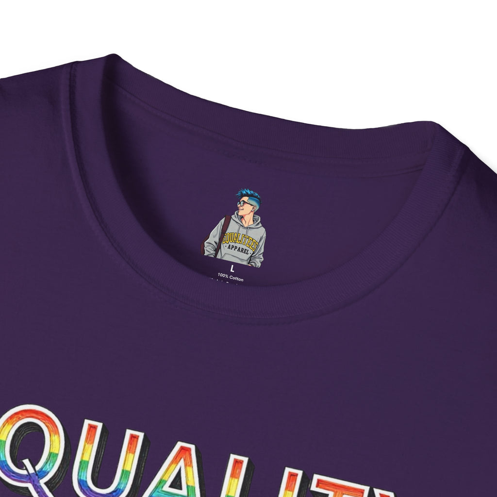 Equality is Greater Than Division T-Shirt — Rainbow Pride Graphic Tee